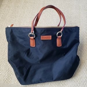 Dooney and Bourke O Ring Shopper Black tote